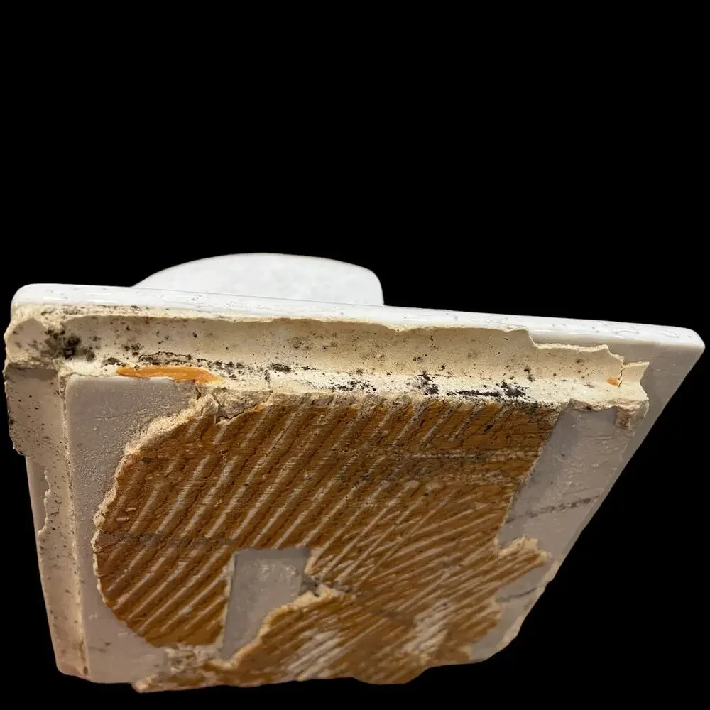 Vintage Porcelain Bathroom Wall Mount Toothbrush & Cup Holder 6 Holes FLAW